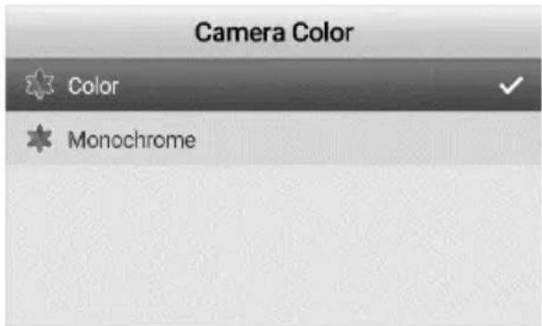 Camera Color Color Monochrome
