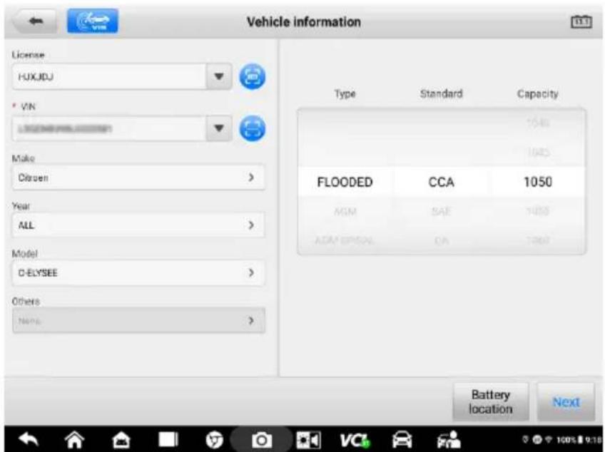 Autel MaxiSYS MS909EV - Confirmez le Informations sur le véhicule - 1