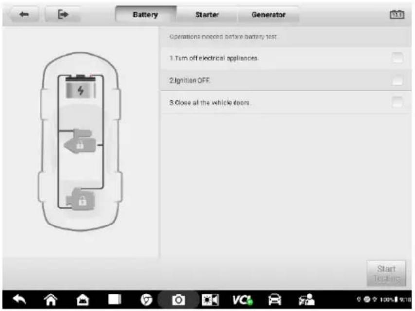 Autel MaxiSYS MS909EV - Pour effectuer le test de la batterie - 1