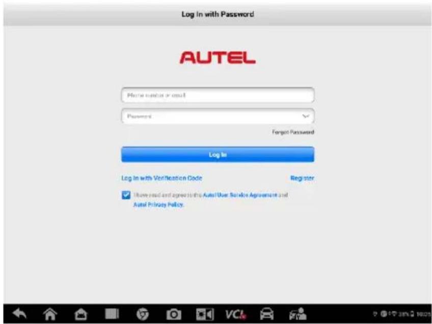 Autel MaxiSYS MS909EV - Pour enregistrer votre compte et lier la tablette MaxiSys - 1