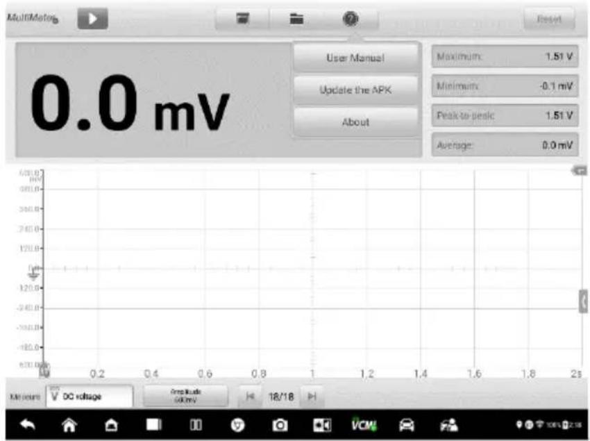 MultiMoto Reset User Manual Maximum: 1.51 V Update the APK Minimum: -0.1 mV Peak-to-basic 1.51 V About Average: 0.0 mV 0.0 mV 620.0 0.0 mV 300.0 240.0 120.0 0.0 mV -240.0 -120.0 620.0 0.2 0.4 0.6 0.8 1.0 1.2 1.4 1.6 1.8 2.0 KU (kW) DC voltage Crop Rate 50 kV H 18/18 H VCM