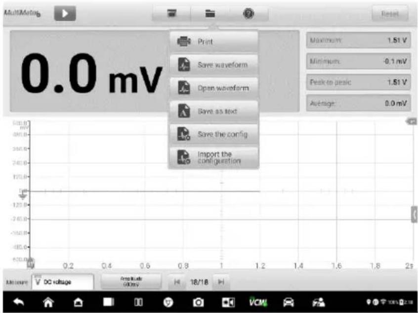 MultiMotog Reset 0.0 mV Print Save waveform Open waveform Save as text Save the config Import the configuration Maximum 1.51 V Minimum -0.1 mV Peak-to-peak 1.51 V Average 0.0 mV 0.2 0.4 0.6 0.8 1.0 1.2 1.4 1.6 1.8 2.0 500.0 600.0 700.0 800.0 900.0 1000.0 1100.0 1200.0 1300.0 1400.0 1500.0 1600.0 1700.0 1800.0 1900.0 2000.0 2100.0 2200.0 2300.0 2400.0 2500.0 2600.0 2700.0 2800.0 2900.0 3000.0 3100.0 3200.0 3300.0 3400.0 3500.0 3600.0 3700.0 3800.0 3900.0 4000.0 4100.0 4200.0 4300.0 4400.0 4500.0 4600.0 4700.0 4800.0 4900.0 5000.0 5100.0 5200.0 5300.0 5400.0 5500.0 5600.0 5700.0 5800.0 5900.0 6000.0 6100.0 6200.0 6300.0 6400.0 6500.0 6600.0 6700.0 6800.0 6900.0 7000.0 7100.0 7200.0 7300.0 7400.0 7500.0 7600.0 7700.0 7800.0 7900.0 8000.0 8100.0 8200.0 83, 18/18