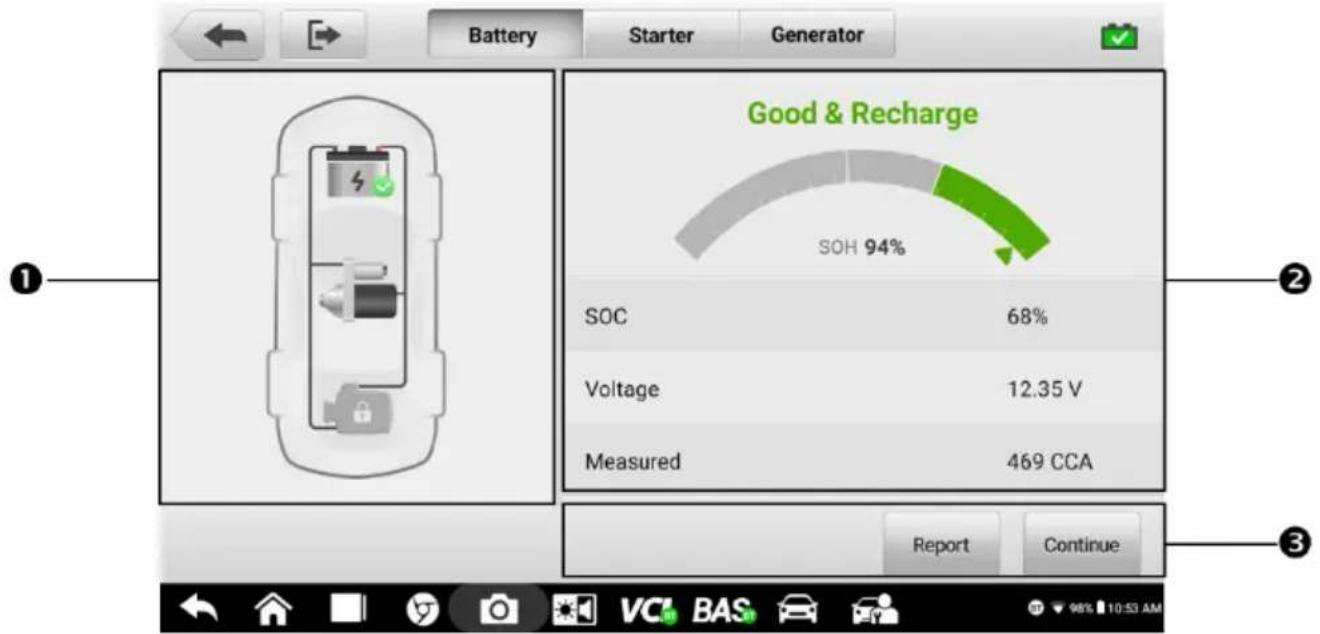 Autel MaxiBAS BT609 - Test de batterie - 2