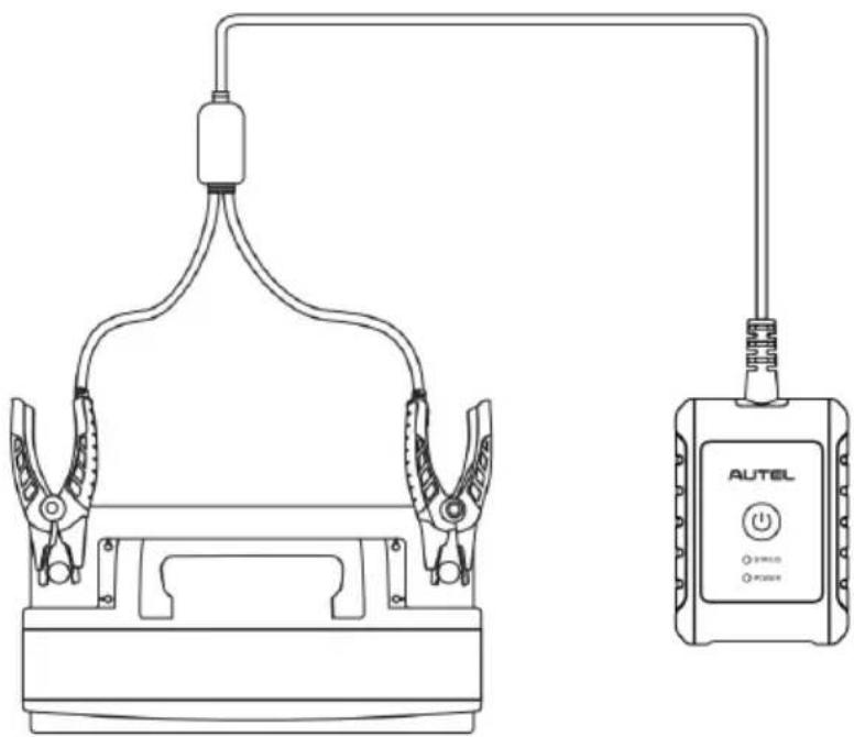 Autel MaxiBAS BT609 - Connexion à une batterie - 2