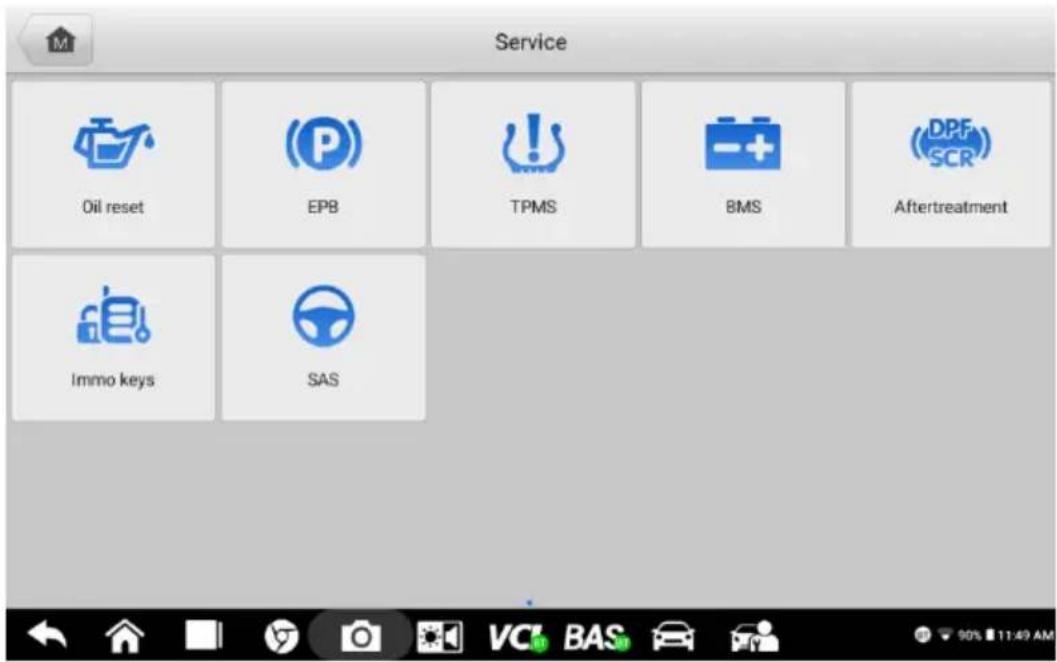 Autel MaxiBAS BT609 - Service - 1