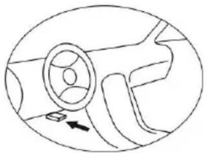 Autel MaxiLink ML301 - Location of the Data Link Connector (DLC) - 1