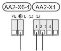 Nibe S11556 PC - Raccordement 1x230V - 1