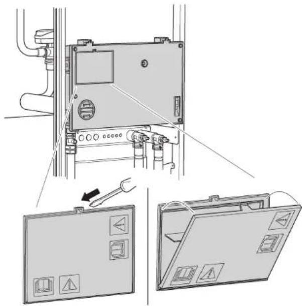 Nibe S11556 PC - Retrait du cache - 1