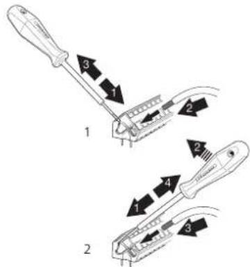 Nibe F12458 - VERROUILAGE DES CABLES - 3