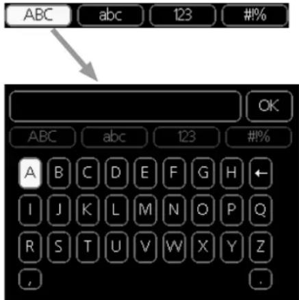 Nibe F12458 - UTILISEZ LE CLAVIER VIRTUEL - 2