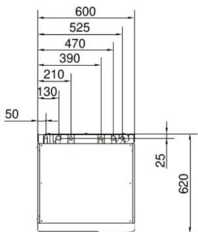 Nibe F12458 - Dimensions et données d'implantation - 3