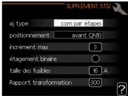 Nibe AMS108 - Menu 5.1.12 - Appoint - 1