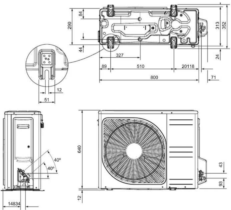Nibe AMS108 - Dimensions - 1