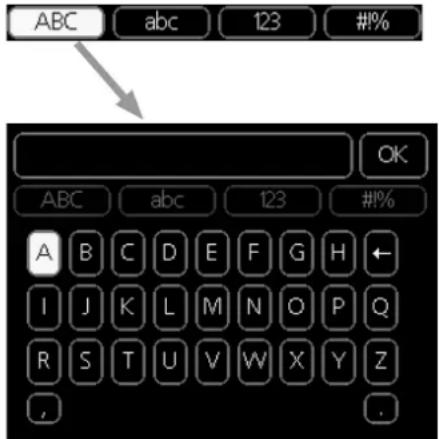 Nibe F135543 - UTILISEZ LE CLAVIER VIRTUEL - 2