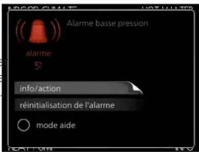 Nibe F135543 - Gestion des alarmes - 1