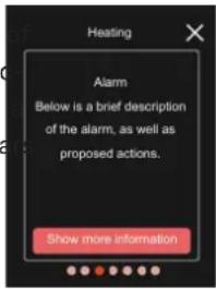 Heating Alarm Below is a brief description of the alarm, as well as proposed actions. Show more information