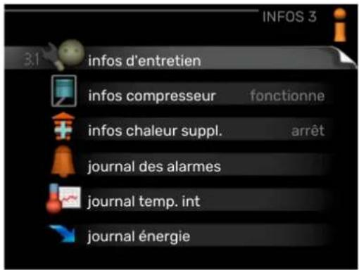 Nibe F470 - Sous-menus - 1
