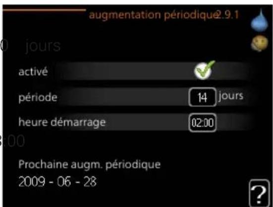 Nibe F1255 PC6 - heure démarrage - 1
