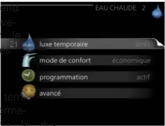 Nibe F1255 PC6 - Sous-menus - 1