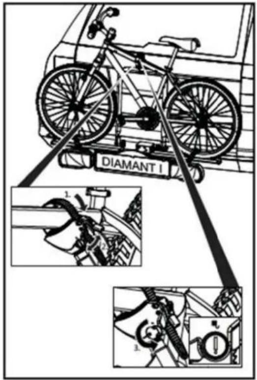 Pro-User Diamant I - MONTAGE DES FAHRRADS AUF DEM FAHRRADTRAGER - 2