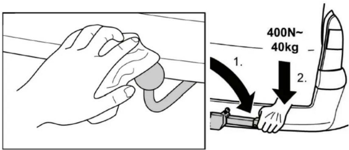 Pro-User Diamant I - MOUNTING OF THE BIKE CARRIER ONTO THE HITCH BALL - 1
