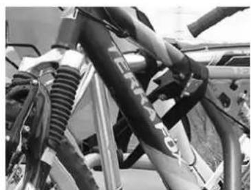 Pro-User Amber III - Attachez les bicyclettes avec la ceinture de - 1