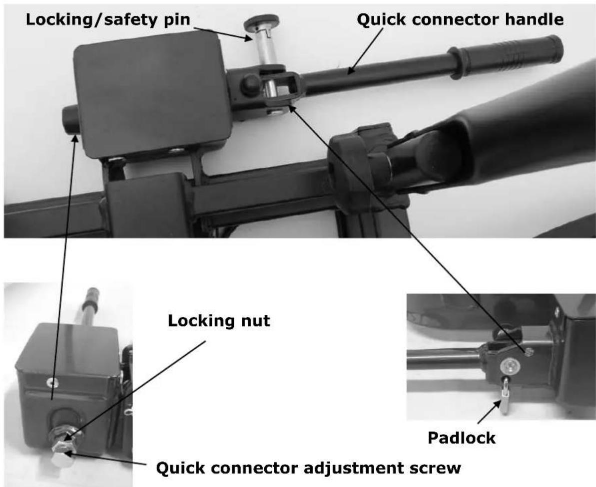 Pro-User Amber III - MOUNTING OF THE BIKE CARRIER ONTO THE HITCH BALL - 1