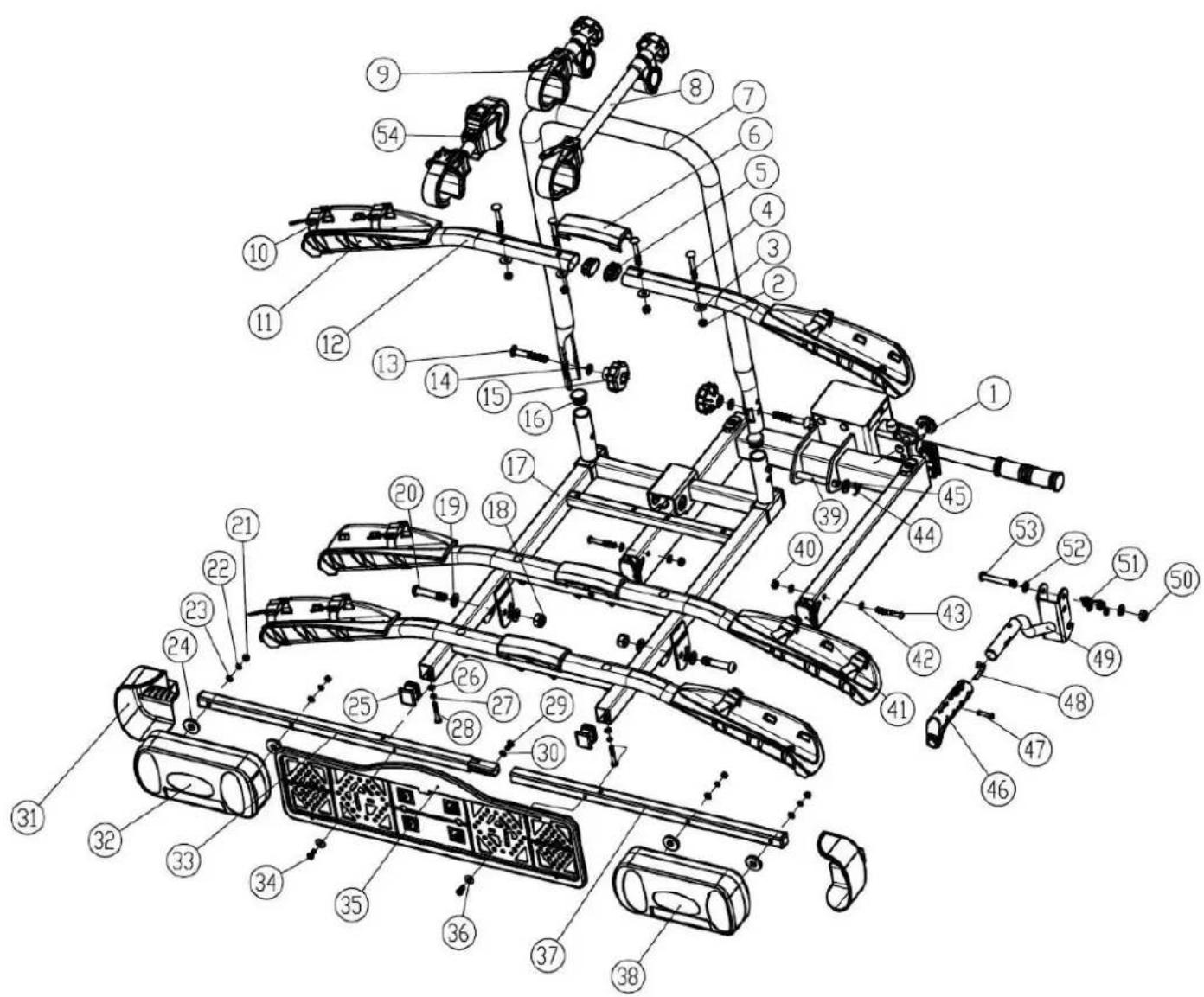 Pro-User Amber III - EXPLODED VIEW - 1