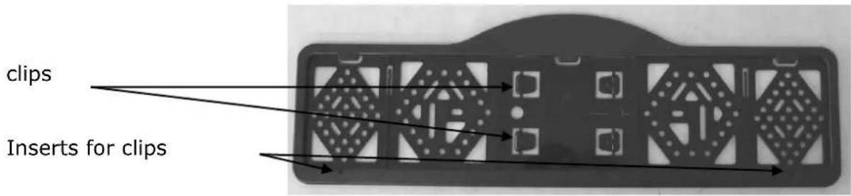 Pro-User Amber III - THE LICENSE PLATE HOLDER - 1
