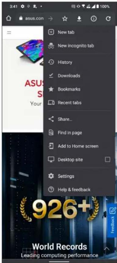 ASUS ROG Phone 6 - Ouvrir chrome - 2