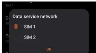 ASUS ROG Phone 6 - Affecter une carte SIM aux services de données - 1