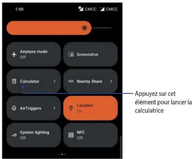 ASUS ROG Phone 6 - Lancer la calculatrice - 1