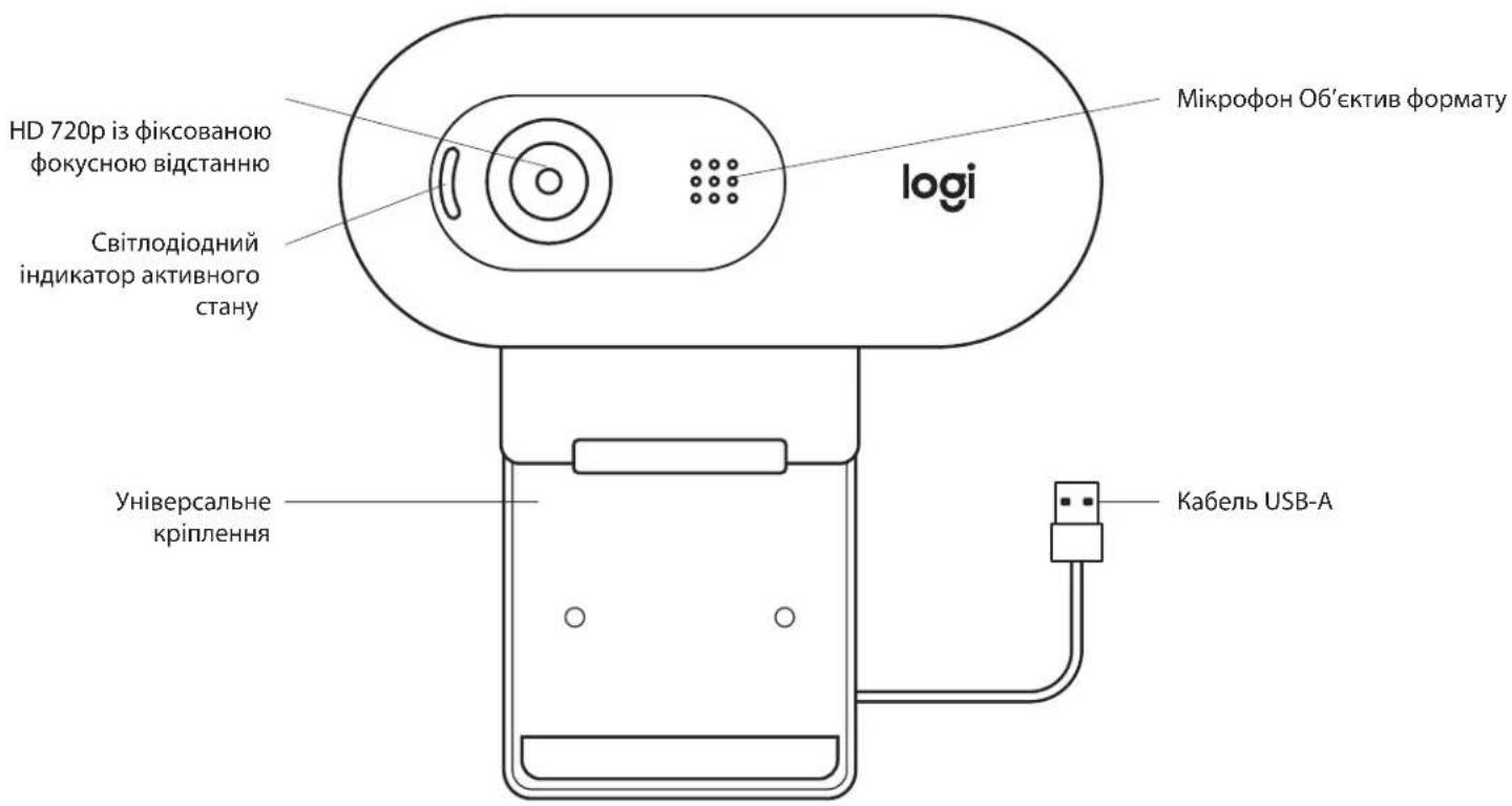 LOGITECH C505e - ОЗНАЙОМЛЕННЯ З ПРИСТРОЄМ - 1