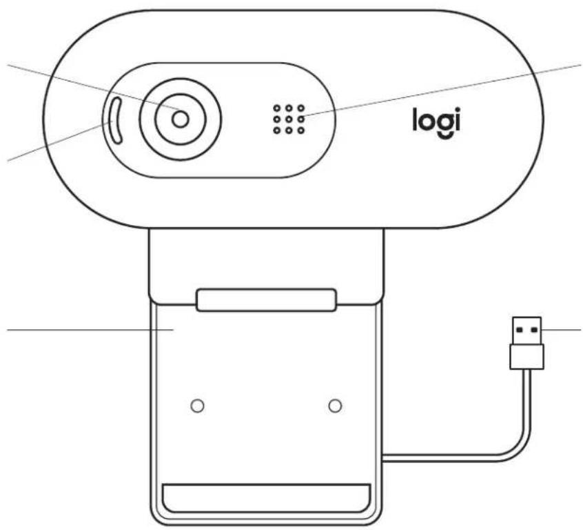 LOGITECH C505e - תַלְרָה בְּרָה - 2