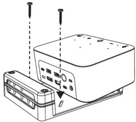LOGITECH Logi Dock - MONTAVIMAS - TVIRTINIMO LAIKIKLIO PARINKTYS - 1