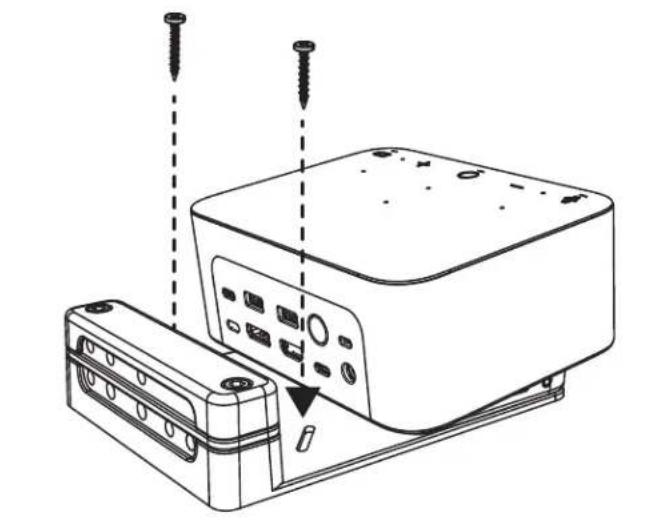 LOGITECH Logi Dock - INSTALLACION - OPGONES DE SOPORTE DE MONTAJE - 1
