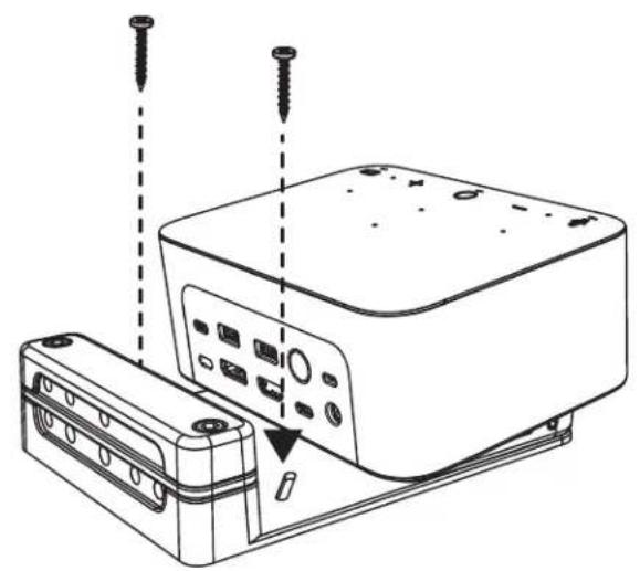 LOGITECH Logi Dock - INSTALARE - OPTIUNI DE MONTARE - 1