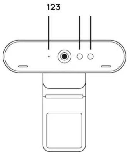 LOGITECH Logi Dock - WEBCAM BRIO - 1