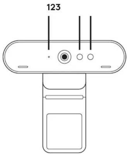 LOGITECH Logi Dock - WEBCAM BRIO - 1