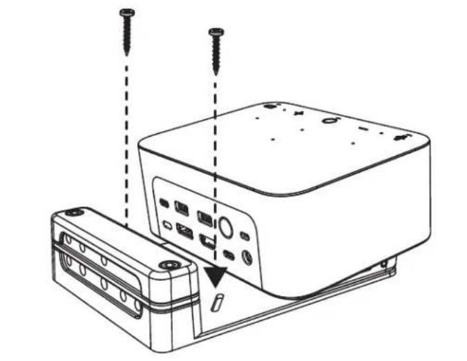 LOGITECH Logi Dock - INSTALLACION - OPGONES DE SOPORTE DE MONTAJE - 1