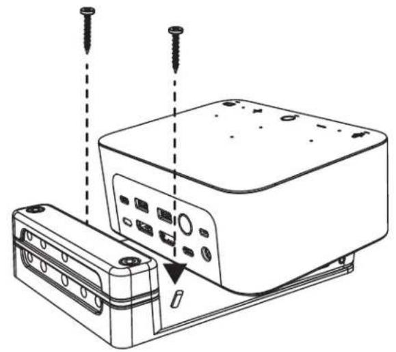LOGITECH Logi Dock - INSTALACJA - OPCJE UCHWYTU DO MONTAZU - 1