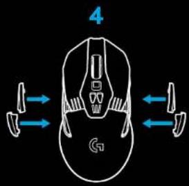 LOGITECH G903 SE - CONFIGURATIONS DES BOUTONS - 5