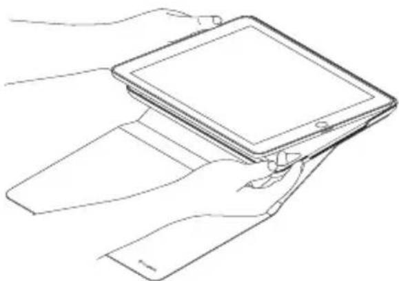 LOGITECH Hinge - Herausnehmen Ihres iPads - 1