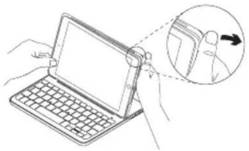 LOGITECH Canvas - Виймання пристрою iPad mini - 1