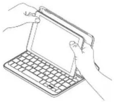 LOGITECH Canvas - Retrait de l'iPad mini - 2