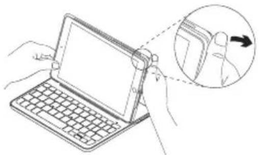 LOGITECH Canvas - Odstranjevanje naprave iPad mini - 1