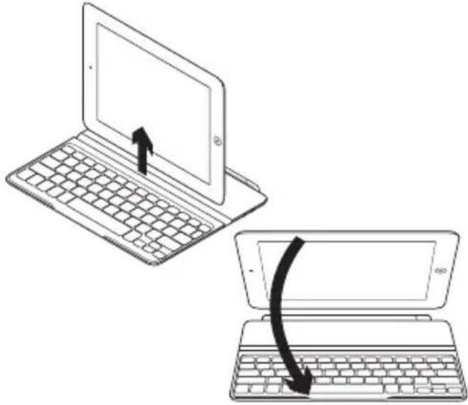 LOGITECH Ultrathin Keyboard Cove - Armazenar o iPad para transporte - 1