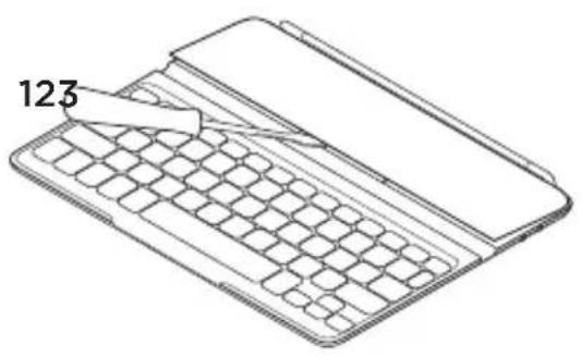 LOGITECH Ultrathin Keyboard Cove - Descarte das pilhas no fim da vidautildo produto - 1