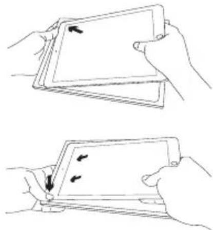 LOGITECH BLOK - Установка защитного чехла - 1