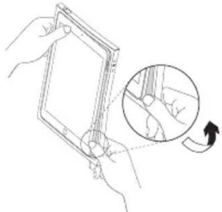 LOGITECH BLOK - Извлечение iPad из защитного чехла - 2